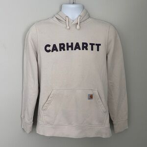 Carhartt Youth/Kids Beige Hoodie - Medium (8-10)